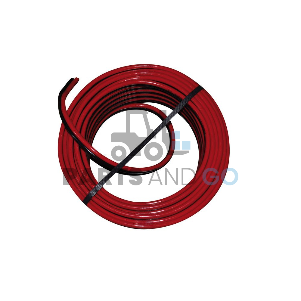 Cable souple biconducteur 10mm2 (prix au mètre vendu par bobine de 25m) -  Parts&Go