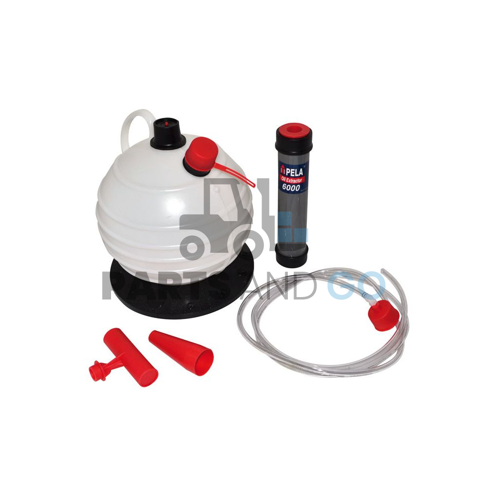 Pompe à vidanger aspiration d'huile ou d'eau de batterie - Parts&Go