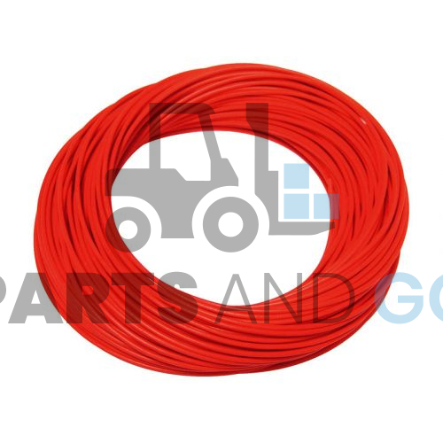 cable rouge 1.00mm h05v-k(x...